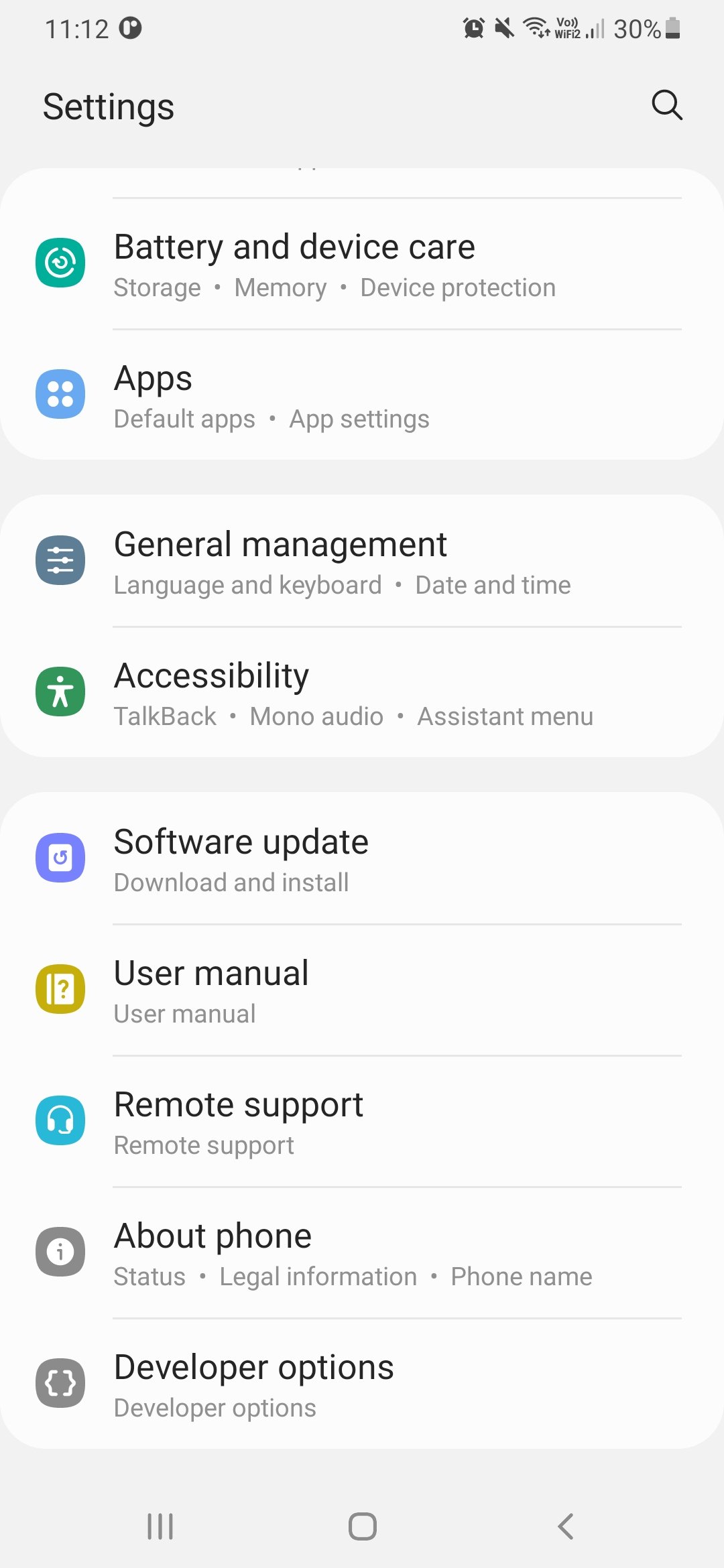 samsung m30s update android 11